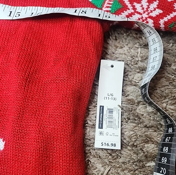 No Boundaries Juniors Christmas Sweater L (11-13) - Picture 7 of 8